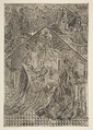 The Annunciation, Visitation, and Nativity (Schr. 2865), Anonymous, German, 15th century  German, Metalcut