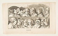 Rules for Drawing Caricaturas with an Essay on Comic Painting, Francis Grose (British, London 1731–1791 Dublin), Illustrations: etching
