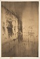 Nocturne: Palaces, James McNeill Whistler American, Etching and drypoint; printed in dark brown ink on drum mounted medium weight ivory laid paper.