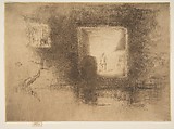 Nocturne: Furnace, James McNeill Whistler  American, Etching and drypoint, printed in dark brown ink on fine ivory laid paper; eleventh state of twelve (Glasgow)
