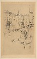 Alderney Street, James McNeill Whistler American, Electrotype copy of etching