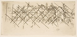 Salvation Army, Sandwich, James McNeill Whistler American, Etching and drypoint, printed in black ink on ivory wove paper; impression from cancelled plate