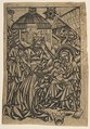 Adoration of the Magi, Anonymous, German, 15th century German, Woodcut
