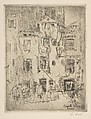 Campiello S. Rocco, Venice, John Marin American, Etching