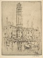 Campanile S. Pietro, Venice, John Marin  American, Etching