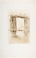 The Tall Bridge, James McNeill Whistler (American, Lowell, Massachusetts 1834–1903 London), Lithotint with scraping, first state of two (Chicago), printed in brown ink on
Japanese paper mounted on off-white plate paper