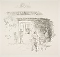 The Tyresmith, James McNeill Whistler (American, Lowell, Massachusetts 1834–1903 London), Transfer lithograph, printed on grayish chine mounted on white wove paper; only state (Chicago)