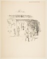 The Tyresmith, James McNeill Whistler American, Transfer lithograph; printed in black ink on smooth ivory wove paper