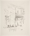 Gatti's, James McNeill Whistler  American, Transfer lithograph, printed on grayish ivory chine mounted on white plate paper; only state (Chicago)