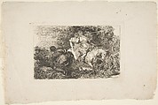 La Fuite de Clelie, Jean Honoré Fragonard  French, Etching