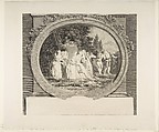 Jeu de Societe dans un Parc, Jean Honoré Fragonard  French, Etching