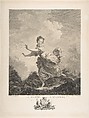 La Fuite a Dessein, Jean Honoré Fragonard French, Etching and engraving; second state of three (Portalis)