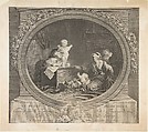 Le Petit Predicateur, Nicolas de Launay  French, Etching and engraving; second state of two (Portalis)