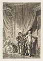 Le Magnifique, from Contes et nouvelles en vers par Jean de La Fontaine.  A Paris, de l'imprimerie de  P. Didot, l'an III de la République, 1795, Jean-Baptiste Tilliard  French, Etching and engraving; second state of three (Cohen)