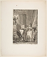 Le Cocu battu et content, from Contes et nouvelles en vers par Jean de La Fontaine.  A Paris, de l'imprimerie de  P. Didot, l'an III de la République, 1795, Jean-Louis Delignon  French, Etching and engraving; third state of three (Cohen)