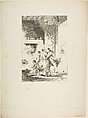 On ne s'avise jamais du tout, from "Contes et nouvelles en vers par Jean de La Fontaine.  A Paris, de l'imprimerie de  P. Didot, l'an III de la République, 1795", Jean-Baptiste Patas  French, Etching; first state of three (Cohen)