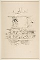 The Long Balcony (Paris Windows, The Long Balcony), James McNeill Whistler American, Transfer lithograph; second state of two (Chicago): printed in black ink on heavyweight cream wove Japanese vellum