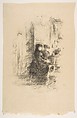 The Duet, James McNeill Whistler  American, Transfer lithograph with stumping; only state (Chicago); printed in black ink on cream, laid Japanese vellum