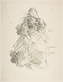 La Belle Dame Paresseuse, James McNeill Whistler  American, Transfer lithograph; only state (Chicago); printed in black ink on cream Japanese paper