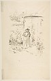 Confidences in the Garden, James McNeill Whistler  American, Transfer lithograph; only state (Chicago); printed in black ink on fine cream laid Japanese paper