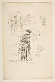 La Belle Jardinière, James McNeill Whistler  American, Transfer lithograph with stumping and scraping; only state (Chicago); printed in black ink on medium weight cream laid paper