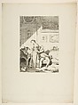 Contes et nouvelles en vers: A Femme avare galant Escroc, from "Les Contes de la Fontaine", Jacques Aliamet  French, Etching; first state of three (Cohen)