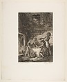 Le Pate d'Anguilles, from Contes et nouvelles en vers par Jean de La Fontaine.  A Paris, de l'imprimerie de  P. Didot, l'an III de la République, 1795, Jean-Baptiste Tilliard  French, Etching and engraving; third state of three (Cohen)