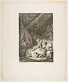 Contes et nouvelles en vers: Le Savetier, Jean de La Fontaine  French, Etching, third state