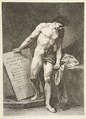 Frontispiece: Six Figures Académiques, Carle (Charles André) Vanloo French, Etching