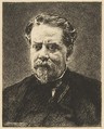 Portrait of Benjamin Fillon, Félix Bracquemond French, Etching; third state of three