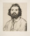 Portrait of Zacharie Astruc, Félix Bracquemond French, Etching