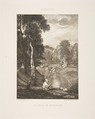 Le Bois de Boulogne, from "L'Artiste", Félix Bracquemond  French, Etching; fifth state of five