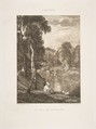 Le Bois de Boulogne, from "L'Artiste", Félix Bracquemond French, Etching; fourth state of five