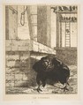 Le Corbeau, from "L'Artiste", Félix Bracquemond French, Etching on chine collé; fifth state of six