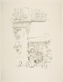 La Fruitière de la Rue de Grenelle, James McNeill Whistler (American, Lowell, Massachusetts 1834–1903 London), Transfer lithograph; only state (Chicago); printed in black ink on white machine made wove paper