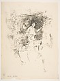 The Blacksmith, James McNeill Whistler American, Transfer lithograph with stumping; second state of three (Chicago); printed in black ink on cream laid paper