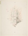 Figure Study in Colors, James McNeill Whistler American, Transfer lithograph; third state of three (Chicago); printed in black; orange-red and rose-red inks (Chicago notes this variant impression lacking the gray-green stone) on off-white wove paper