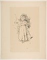 Little Evelyn, James McNeill Whistler (American, Lowell, Massachusetts 1834–1903 London), Transfer lithograph; only state (Chicago); printed in black ink on the cream laid paper used for "The Art Journal' edition