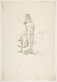 Little London Model, James McNeill Whistler American, Transfer lithograph with stumping; only state (Chicago); printed in black ink on ivory wove paper