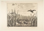 Sarcelles, Félix Bracquemond  French, Etching; second state of four