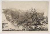 Métairie sur les bords de l'Oise, Félix Bracquemond  French, Etching; touched artist's proof before first described state