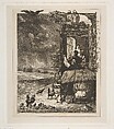 L'orage, Félix Bracquemond French, Etching