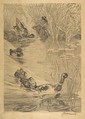 Ébats de canards, Félix Bracquemond  French, Etching; first state of four
