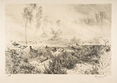 Brumes du matin, Félix Bracquemond  French, Etching; fourth state of five