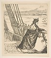 The Major's Daughter (from "Once a Week"), James McNeill Whistler  American, Wood engraving; proof