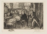 The Banker Objects to Savenay's Whistling, John Sloan  American, Etching