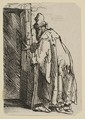 The Blindness of Tobit: A Sketch, William James Smith British, Etching