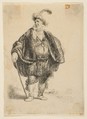 The Persian, Rembrandt (Rembrandt van Rijn) Dutch, Etching; New Holl.'s second state of three