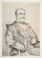 Portrait of Louis Robert, Félix Bracquemond  French, Etching on heavy wove paper; fourth state of four