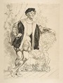 Portrait of Fernand, Félix Bracquemond  French, Etching; first state of three